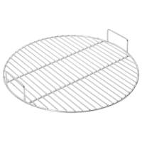 vidaXL Parrilla redonda de BBQ con asas acero inoxidable 304 Dimensiones 44.5 cm, 54 cm - details 0
