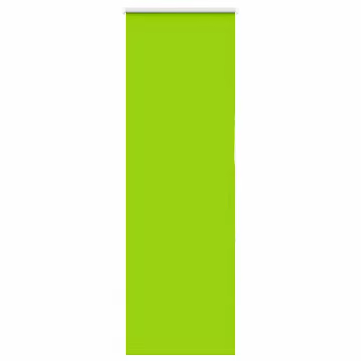 vidaXL Estor Enrollable Opaco hojas verde 50x130 cm Tela Ancho 45,7 cm - 1