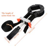 Abrazadera de Banda ajustable para Esquinas, 4 mordaza, with 4 m de Nailon para Esquinas, ideal para Marcos de fotos, bolsos y manualidades. - details 3