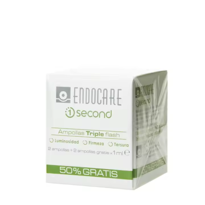 Endocare 1 second ampollas triple flash 4 ampollas - 1