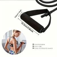 Para bandas de resistencia al ejercicio con SAS de entrenamiento Cuerda elástico Ejercicio Bandas de tensión media Yoga Correa de fitness elástico para mujeres Hogar, oficina, gimnasio F - details 0