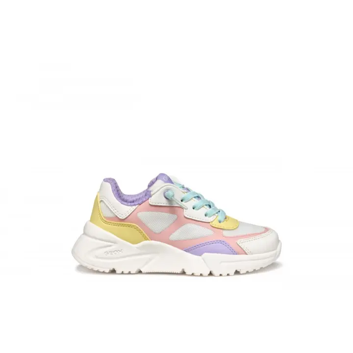 GEOX J55M2B C0653 Zapatillas deportivas niña 34558 25V DEPORTIVO WHITE/MULTICOLOR - 1