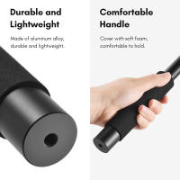 Andoer Soporte De Micrófono Portátil Extensible Con Tornillo De 1/4 Y Empuñadura De Esponja Con Bloqueos De Giro Para Fotografía Y Estudio De Video - details 7