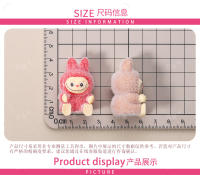 Muñeco Mini Labubu Sentado Decoración De Escritorio Juguete Lindo Colgante De Colección Regalos De Navidad Accesorios DIY Material PVC Estilo Dibujos Animados - details 0