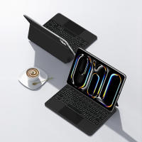 Teclado Mágico Con Iluminación Traslúcida Para iPad pro 11 13 2024 M4 Y iPad Air 11 13 Inch M2 Funda Inteligente Folio Compatibles - details 21