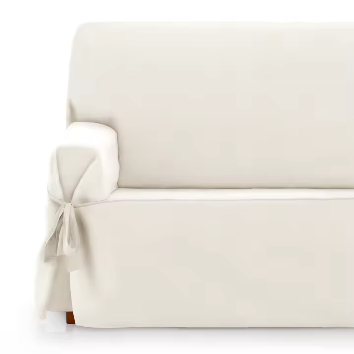 Vipalia - Protector Cubre Sofá Lazos Funda de Sofa Adaptable modelo Royale Liso - 1