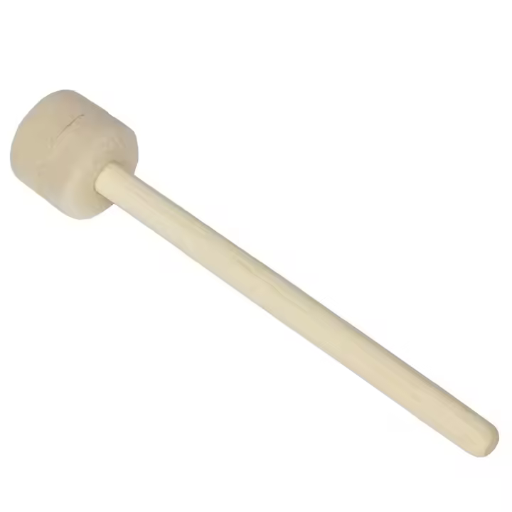 Mallet De Batería De Madera Con Cabeza De Lana Para Baterías Militares Palos De Batería De Madera Para Batería De Snare - 1