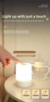 Lámpara Nocturna LED Recargable Con Interruptor Táctil Y Tres Colores Para Cocina Pasillo Armario Dormitorio Luz De Hogar USB - details 0
