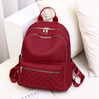Mochila De Oxford Impermeable Para Mujer 2024 Negra Gran Capacidad Con Cierre De Cremallera Estilo Casual Para Viajes Y Escuela - details 3