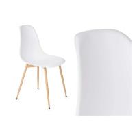 STARLEY-Juego de sillas de comedor,sillas de polipropileno de estilo Nórdico,Sillas para cocina, comedor, sala de estar, dormitorio, Sillas auxiliares de oficina,47x52x82cm,Blanco - details 4