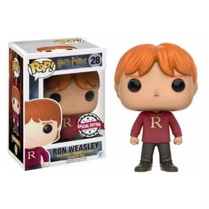 Funko Ron Weasley Exclusivo Jersey JAcket Sweater H  Harry Potter  28 figura - 1