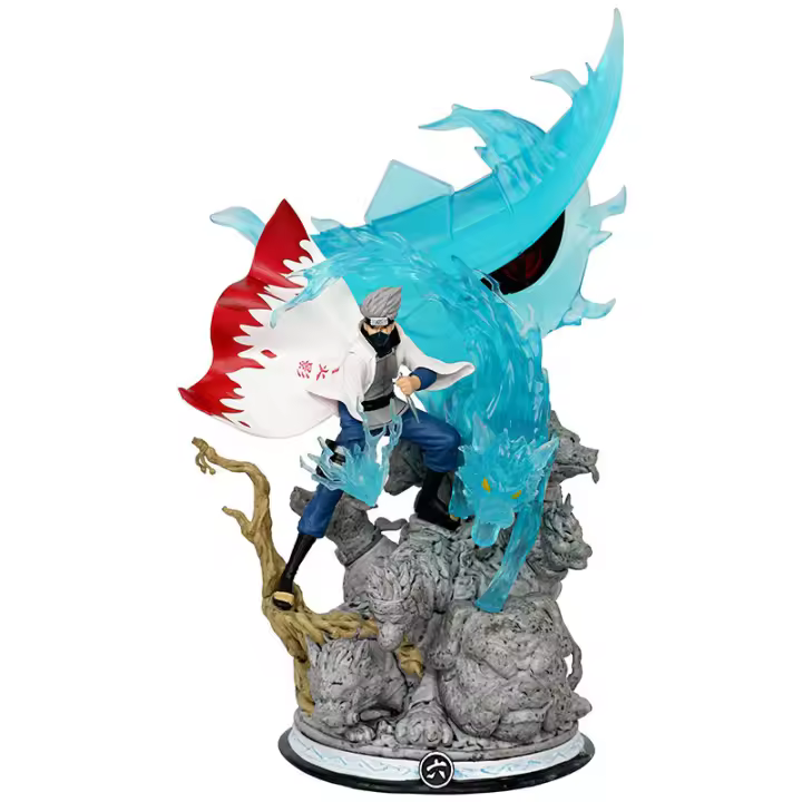 Figura De Acción De Anime 27cm Gk Naruto Hatake Kakashi Estatua Del Señor De Los Ninja Coleccionable Muñeco Para Decoración Regalo Para Niños Y Adultos - 1