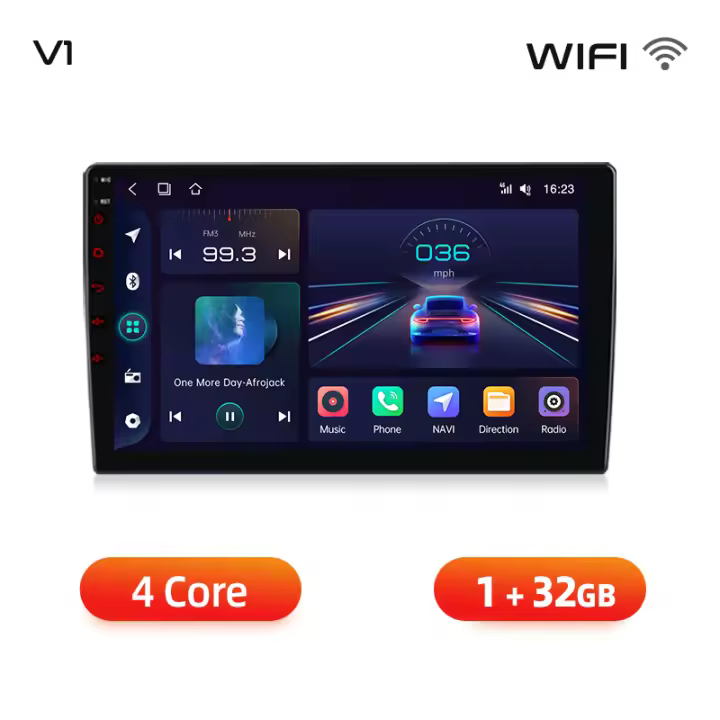 Junsun AI Voice Car Radio Stereo For BMW 5 E39 1995 1996 1997 1998 1999 2000 2001-2003 E53 X5 M5 Car Auto Radio Built-In Wireless Carplay For Apple & Android Auto Automotive Multimedia Touch Screen 360 camera Car Intelligent Systems With GPS Navigation - 1