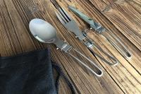 Cuchara De Acero Inoxidable Plegable Para Camping Y Cocina Al Aire Libre Ultra-Ligera Con Forks Y Cucharas 1-10PCS - details 15