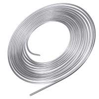 Tubo De Cobre Níquel Universal De 25 Pies 7.62m Rodillo De Tubo De Acero Para Freno Tubo De Aire Acondicionado Tubo De Aceite Linea De Freno Color Plata Zinco - details 3