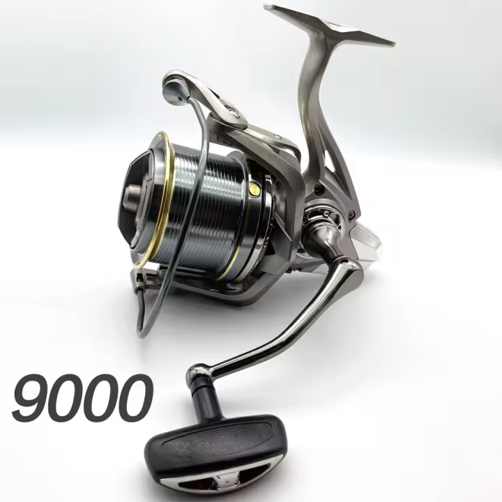 Carrete De Pesca NGK8000-14000 Con Cucharón Y Brazo De Rocker Metálicos Ratio De Engranajes 4.8:1 Carrete De Pesca Para Agua Dulce - 1