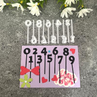 Cortadores De Metal Para Scrapbooking Alfabeto Inglés Números Arábigos Notas Musicales Y Cerveza Decorativos Para Manualidades - details 31
