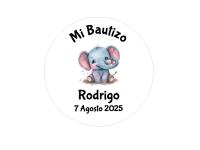 40 Etiquetas adhesivas personalizadas para regalos de bautizo niña niño pegatinas adhesivas personalizadas para regalos de invitados de bautizo 4,5 cm de diámetro - details 1