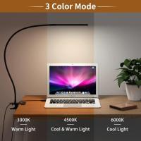 Lámpara De Escritorio Dual Con Timer De 3-6-12 Horas Función De Cuidado De Los Ojos 3 Modos De Iluminación 5 Niveles De Brillo Control Remoto LED Moderna - details 10