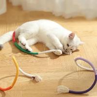 Juguetes Interactivos Para Gatos Mordedor De Algodón Con Hierba De Plata Telescopio Para Gatos Juguetes Para Masticar Accesorios Para Mascotas - details 3