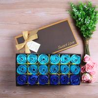 18Pcs/box Rosas Eternales En Caja De Regalo De Flores Artificiales Para Decoración Del Salón Fiesta Cumpleaños Creativo Sin Perfume Originales En Zhejiang - details 3