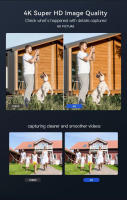 Cámara de vigilancia de seguridad solar inalámbrica para exteriores 4K 8MP 4G 360° Lente dual Zoom óptico 10X Detección de movimiento - details 14