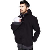 Chaqueta con bolsillo de canguro para papá y bebé, sudadera con capucha para hombre, sudaderas cálidas - details 2
