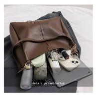 Bolso De Hombro Para Mujer XINXIANG Gran Capacidad Moda Cuero Retro Con Cierre Magnético Y Cadena Bolso Transversal - details 3