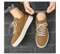 Zapatos De Patinaje Para Hombre Bajo Corte De Lona Zapatillas De Lona Planas Zapatillas De Skate Moda Plataforma Zapatillas De Encaje Para Hombre - details 7