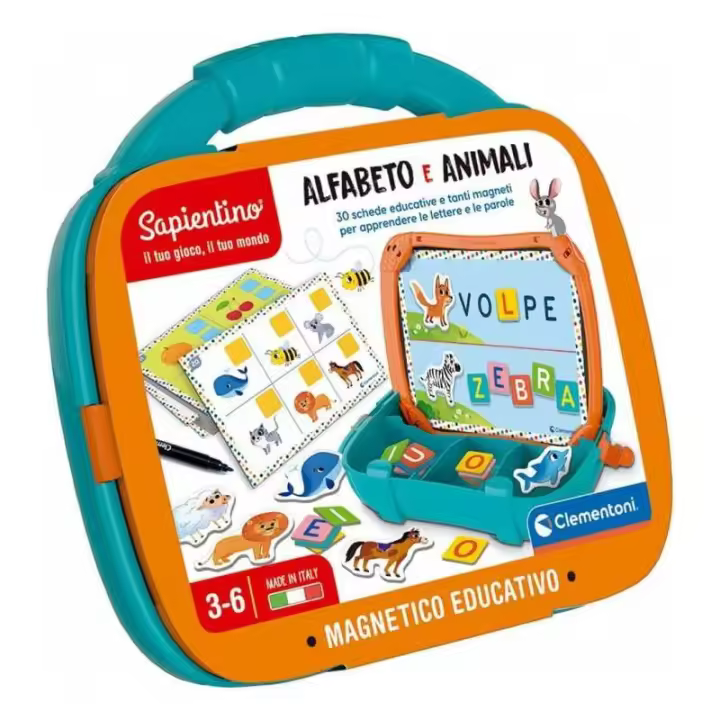 MALETÍN MAGNÉTICO ALFABETO EDUCATION JUEGO EDUCATIVO DE CLEMENTONI - 1
