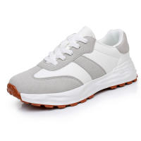 Zapatillas De Correr Para Mujer Casual Ligero Con Suela Gruesa Y Plataforma Zapatillas De Caminar Con Cordones PU Transpirables Talla Verdadera Para Adultos - details 18