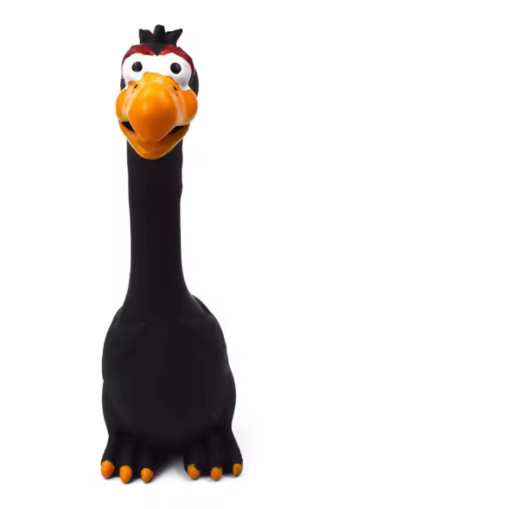 Juguete De Ruido Para Perros Squeak Chicken Durable De Goma Resistente Al Masticado Juguete Para Librar El Sonido De Pollo Para Mascotas - 1