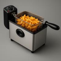 Freidora Eléctrica 1,75L 1500W de Acero Inoxidable – Gran Capacidad, Control Preciso de Temperatura, Seguridad Doble, Indicador LED, Compacta y Potente para Cocina Rápida - details 2