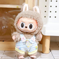 Ropa De Peluche Labubu Para Bebé 17cm Accesorios De Anime Lindo Y Moderno Traje De Hoodie Para Regalo De Navidad Unisex - details 5