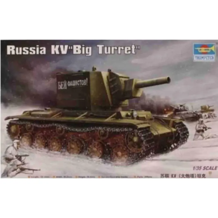Tanque soviético KV-I "Big Turret" Trumpeter-00311 - 1