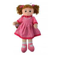peluche muneca Trapo de nina muy guapa con vestido multicolores  10colores surtidos 50cm-color aleatorios,precio por unidad - details 4