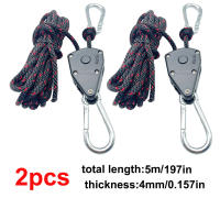 Tirador De Cuerda De Acampada 4mm Herramienta De Ajuste De Cuerda Con Pulleyo Para Toldo Y Canopy Color Negro/Blanco/Azul - details 8