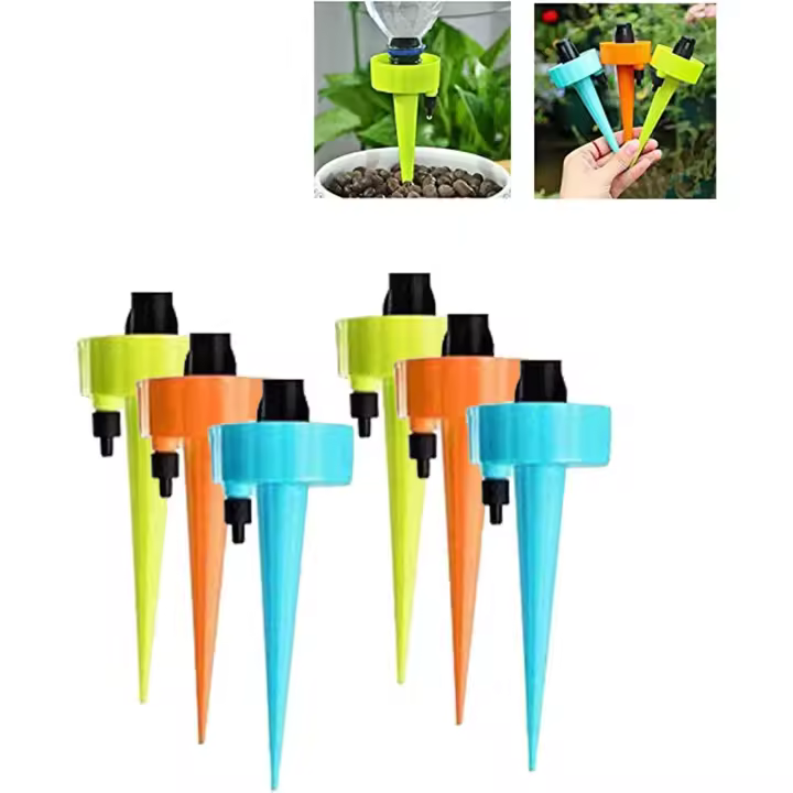 Kit de riego por goteo, bebedero automático para plantas, aspersores automáticos para plantas, sistema de riego con dispensador de riego para jardín, hogar, interior y exterior - 1