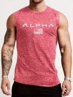 Chaleco Casual Para Hombres Con Estampado De Bandera Americana 2025 Vestido De Cintura Alta Elástico Pezón Redondo Ideal Para Gimnasio - details 9