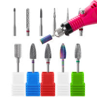 Cabezas De Pulido De Carburo De Tungsteno Para Eliminación De Uñas Y Pulido Accesorios Para Taladro De Uñas Bits De Molienda Para Arte De Uñas Y Manicura - details 0