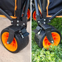Aktive - Carro playa plegable, carrito de transporte, con ruedas giratorias 360º con frenos, mango multiángulo y 1 bolsillo, máx. 100 kg de carga, espacioso y versátil, de acero y poliéster, diseño plegable, incluye funda - details 7