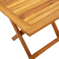 vidaXL Mesa auxiliar de jardín madera maciza de acacia 40x40x40 cm - details 5