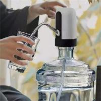 Dispensador De Agua Automático Portátil Para El Hogar Con Bomba De Agua Botella Encendido Con Un Botón Convenientemente Al Aire Libre Negro Y Blanco - details 3