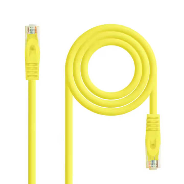 Nanocable Latiguillo RJ45 Cat6a UTP CU LSZH 2m Amarillo 100% Cobre - 1