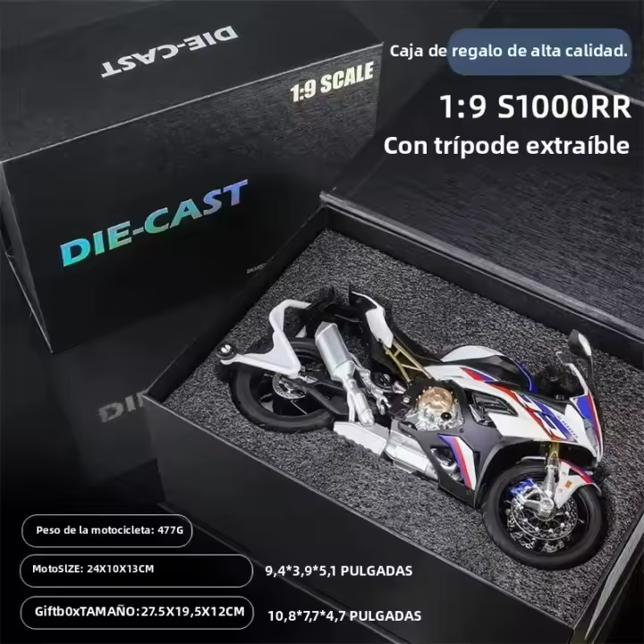 Modelo Único De Motocicleta Ninja H2R 1:9 Regalo Ideal Para Jóvenes Adultos Amor Y Amistad Regalo Para Hombres Cumpleaños - 1