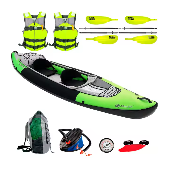 KAYAK HINCHABLE DOBLE SEVYLOR YUKON - FULL PACK - 1