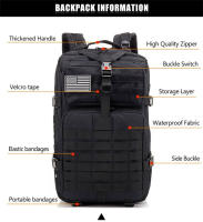 Mochila Táctica Para Hiking Grande Capacidad Camuflaje Para Hombres Viaje Exterior Mochila Táctica De Viaje Con Sistema De Alivio De Peso - details 7