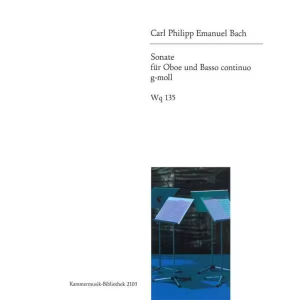Bach, Carl Ph. E.. Sonate G-moll Wotq 135 - 1