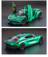 Modelo De Coche Supercarro Gemini GT De Aleación 1/24 Con Sonido Y Luz Vehículo De Simulación Juguete Coleccionable Para Niños - details 16