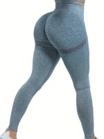 Leggings De Yoga Para Mujer Con Levantamiento De Glúteos Sin Costuras Cintura Alta Pantalones De Compresión Tallas Contorno - details 3